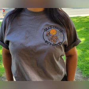 Skeleton Embroidered Tee